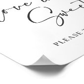 Bright Flower Citrus Slice Bridal Love is zoet Poster (Hoek)