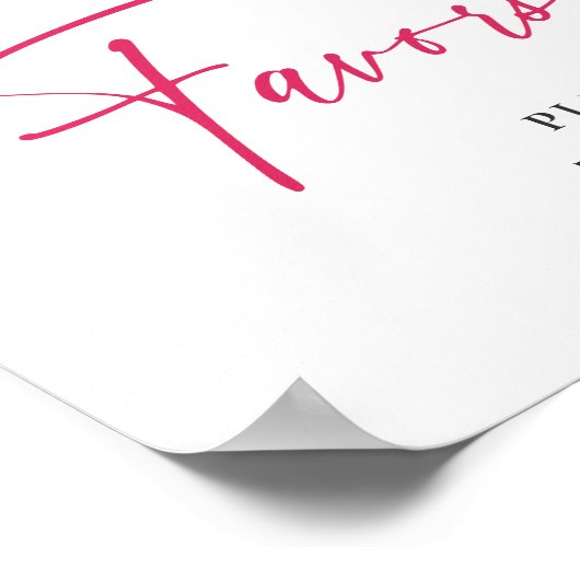 Bright Flower Citrus Slice Vrijgezellenfeest Gunst Poster (Hoek)