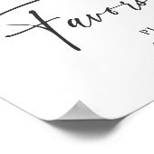 Bright Flower Citrus Slice Vrijgezellenfeest Gunst Poster (Hoek)