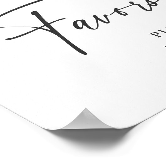 Bright Flower Citrus Slice Vrijgezellenfeest Gunst Poster (Hoek)