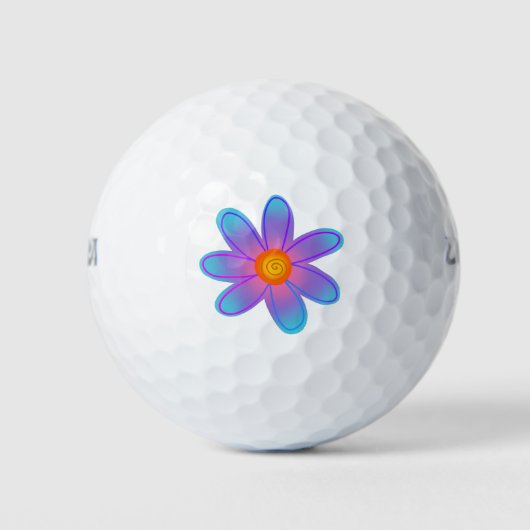 Bright Flower Golf Balls Golfballen (Voorkant)
