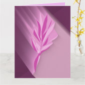 Bright flower. kaart (Gele Bloem)