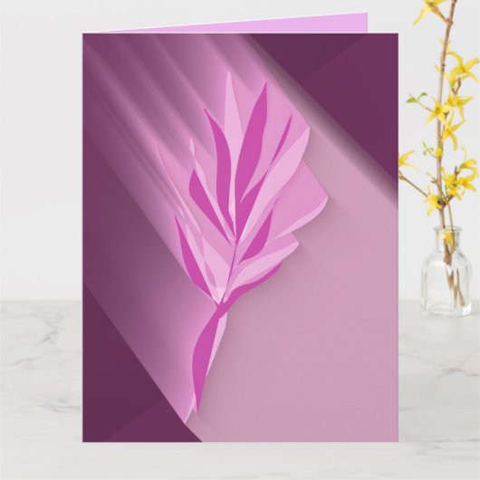 Bright flower. kaart (Gele Bloem)