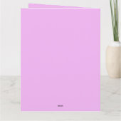 Bright flower. kaart (Achterkant)