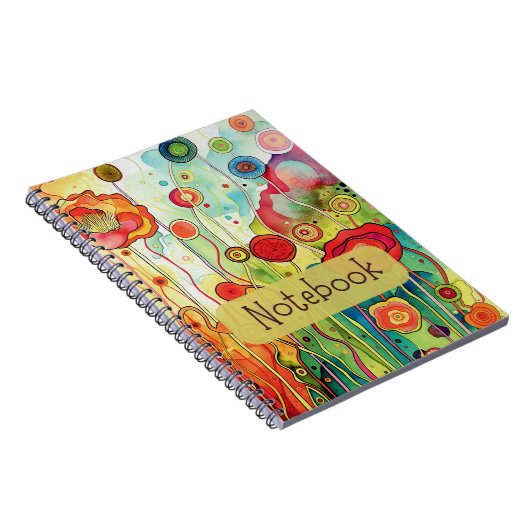 Bright Flower Notitieboek (Rechterzijde)