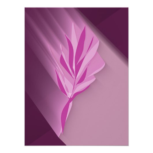 Bright flower. perfect poster (Voorkant)