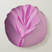 Bright flower. rond kussen (Achterkant)