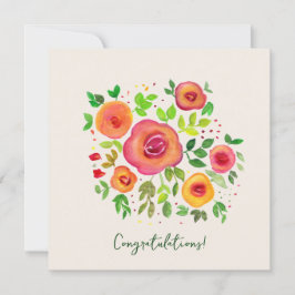 Bright Flowers Bloemen Boeket Gefeliciteerd