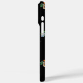 Bright Flowers, Leaves and Paisleys Black Case-Mate iPhone Case (Achterkant / Links)