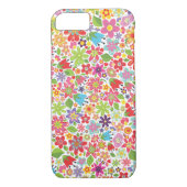 Bright Flowers Pattern iPhone 7 Hoesje (Achterkant)