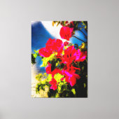 Bright Flowers Stretted Canvas afdrukken (Voorkant)