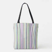 Bright Fluo Striped Tote Bag (Achterkant)