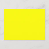 Bright fluorescerend Neon Yellow Briefkaart (Voorkant)