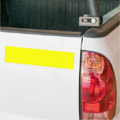 Bright fluorescerend Neon Yellow Bumpersticker (Op Truck)