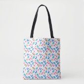Bright Folk Art Floral Tote Bag (Voorkant)