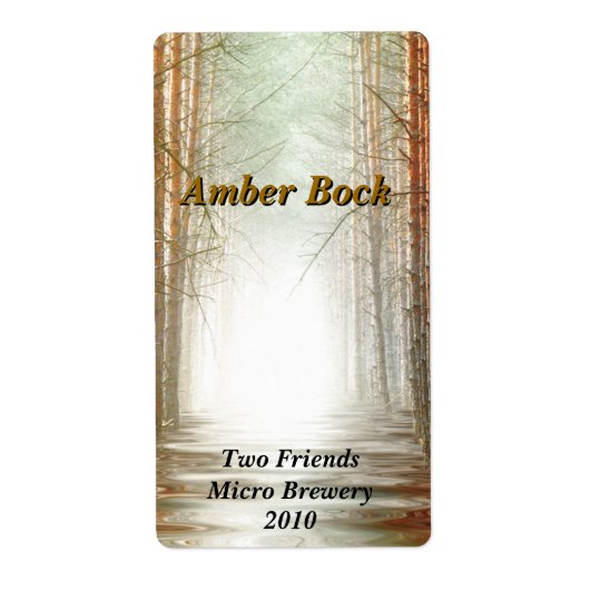 Bright Forest Home gebrouwen bier Labels (Voorkant)
