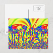 Bright Fractal Art Briefkaart (Voorkant / Achterkant)