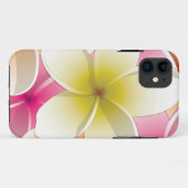 Bright Frangipani/Plumeria bloemen Case-Mate iPhone Case (Achterkant (horizontaal))