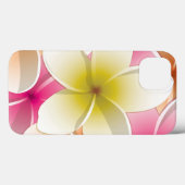 Bright Frangipani/Plumeria bloemen Case-Mate iPhone Case (Achterkant (horizontaal))
