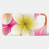 Bright Frangipani/Plumeria bloemen Case-Mate iPhone Case (Achterkant (horizontaal))