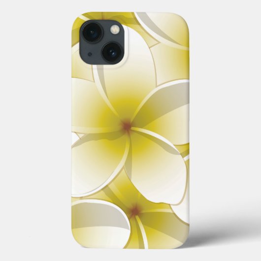 Bright Frangipani/Plumeria bloemen Case-Mate iPhone Case (Achterkant)