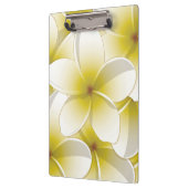 Bright Frangipani/Plumeria bloemen Klembord (Links)