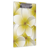 Bright Frangipani/Plumeria bloemen Klembord (Rechts)