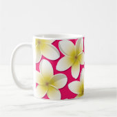 Bright Frangipani/Plumeria bloemen Koffiemok (Links)