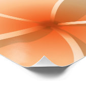 Bright Frangipani/Plumeria bloemen Poster (Hoek)