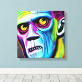 Bright Frankenstein Canvas Afdruk (Insitu (Houten vloer))