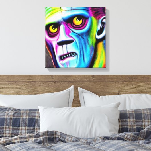 Bright Frankenstein Canvas Afdruk (Insitu (Slaapkamer))