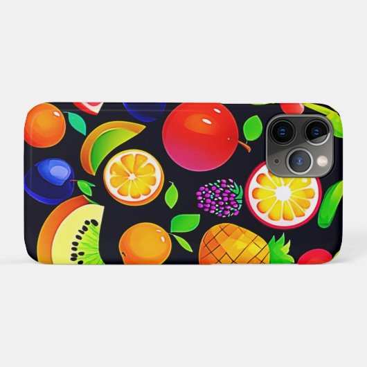Bright Fruit Collectie Case-Mate iPhone Case (Achterkant (horizontaal))