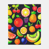 Bright Fruit Collectie Fleece Deken (Voorkant)