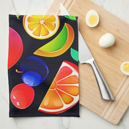 Bright Fruit Collectie Theedoek (Quarter Fold)