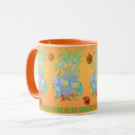 BRIGHT FRUITURE HOLLYWOOD MUG  MOK (Voorkant links)