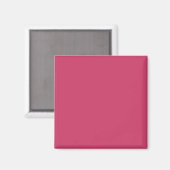 Bright Fuchsia Berry roze persoonlijke achtergrond Magneet (Voorkant / Achterkant)