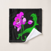 Bright Fuchsia Flower Bath-handdoekset Bad Handdoek (Wasdoekje)