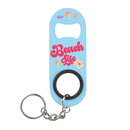 Bright Fun Beach Life Mini Flessenopener (Voorkant)