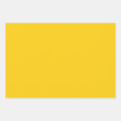 Bright Fun Pop Yellow Sunshine Crazy Chicken Run! Inpakpapier Vel (Voorkant)