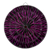 Bright Funky Hot Pink Firecracker Abstract Dartbord (Voorkant)