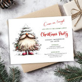 Bright Funny Santa Classic Holiday Celebration  Kaart