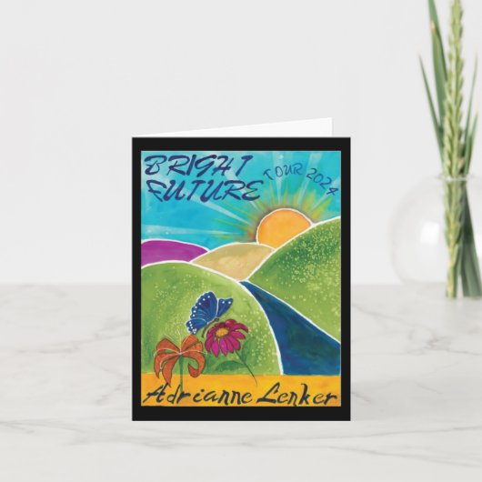 Bright Future Adrianne Lenker Sticker Kaart (Voorkant)