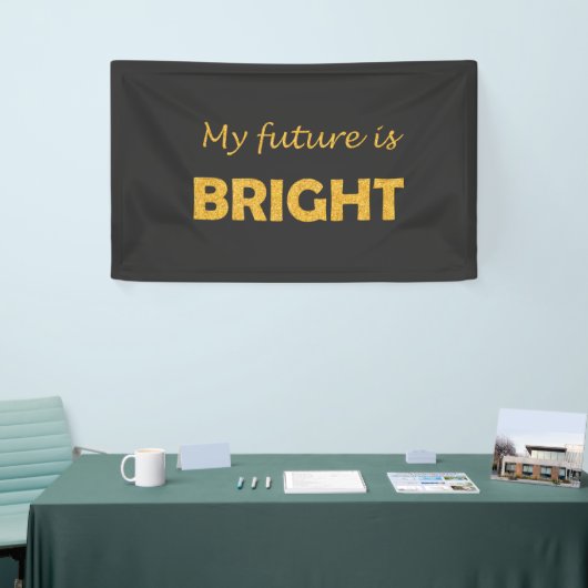 Bright Future Afstuderen Banner – Inspirerend (Beurs)