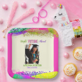 Bright Future Ahead Graduation Party Papieren Bordje (Feest)