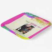 Bright Future Ahead Graduation Party Papieren Bordje (Gebogen)