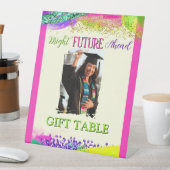 Bright Future Ahead Graduation Party Reclamebord Met Voetstuk (Insitu)