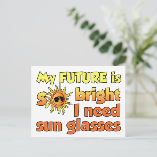 Bright Future briefkaart (Staand voorkant)