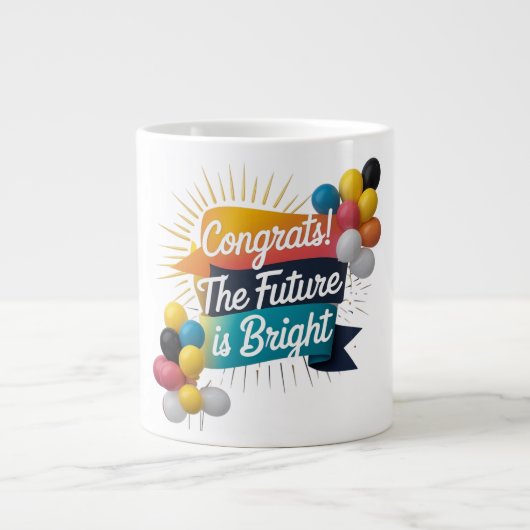 Bright Future Congrats – Jumbo Celebration Mok (20 (Voorkant)