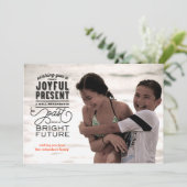 Bright Future Foto Feestdagenkaart (Staand voorkant)