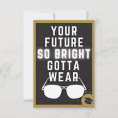 Bright Future Funny Afstuderen Kaart (Voorkant)